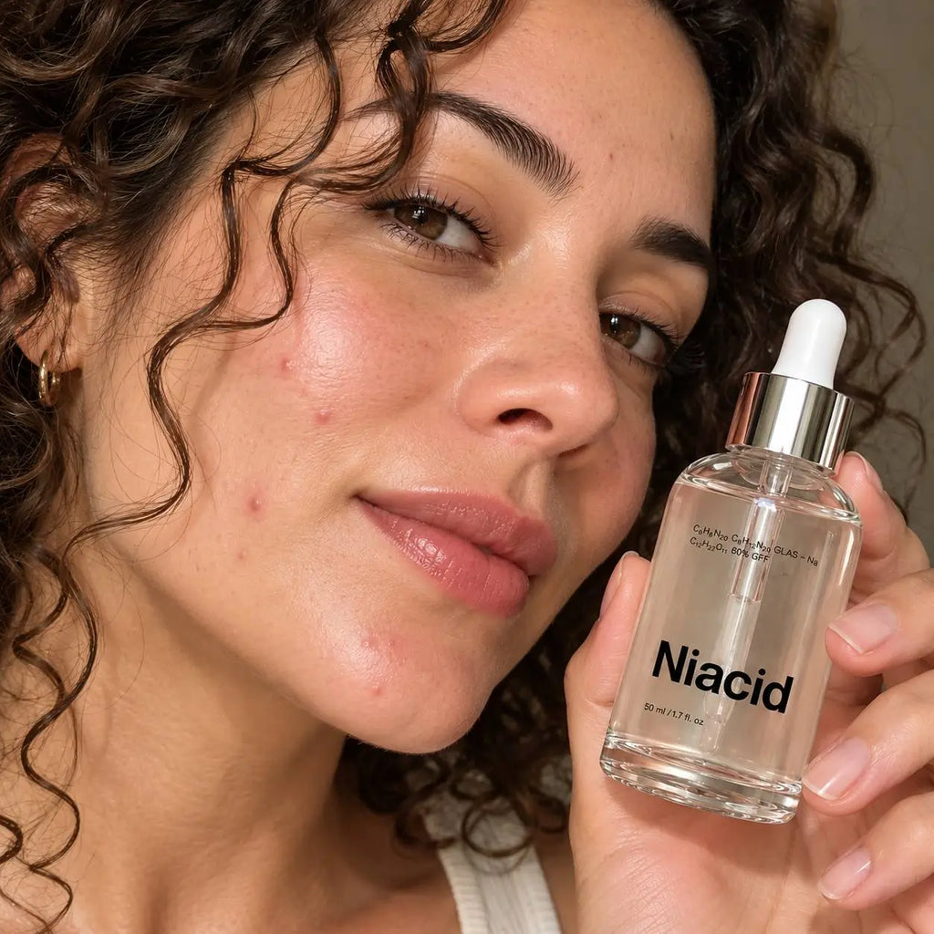 Niacid Serum ayuda a mejorar la apariencia de granitos e imperfecciones